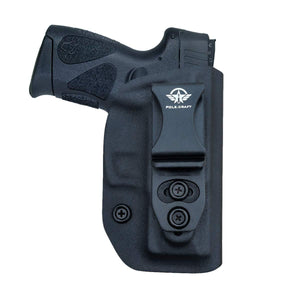 G2C IWB Holster Fit: Taurus G2C & Millennium PT111 G2 / PT140 Concealed Holster for Taurus G2C 9mm - Kydex Holster Taurus PT111 G2C Concealed Carry Pistol Case - Adj. Height & Cant - Entrance Widen - Black - PoLe.Craft Holster & Knives