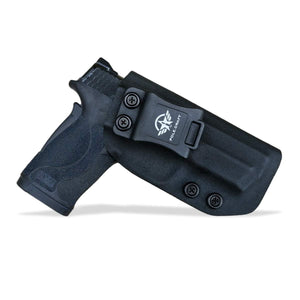 KYDEX IWB Holster M&P Shield 380 EZ For concealed Carry M&P 380 EZ Holster - S&W 380 EZ IWB Holster M&P Shield 380 EZ Concealed Holster 380 EZ Accessories - Black - PoLe.Craft Holster & Knives
