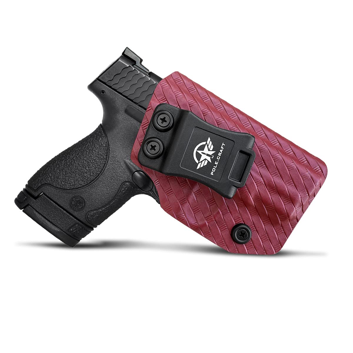 M&P Shield 9mm Holster, Carbon Fiber Kydex Holster IWB for Smith