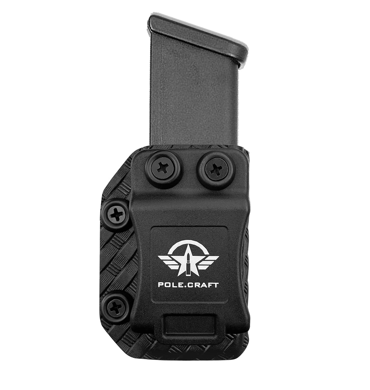 POLE.CRAFT IWB Kydex Holster - Optics Cut For Glock 19/19X/17/23 & More | Inside Waistband Adjustable Holster