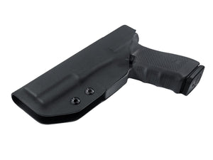 Kydex IWB Holster Custom Fits: Glock 21 Glock 20 (Gen 3 4 5) Concealed Carry - Inside Waistband Carry Concealed Holster Glock 21 Pistol Case Kydex Guns Accessories - Point Touching, No Wear, No Jitter - Black - PoLe.Craft Holster & Knives